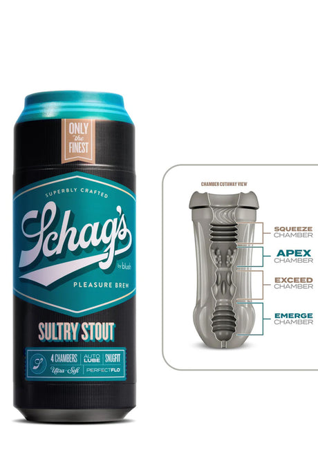 Schag's Sultry Stout Frosted Masturbator | Blush Novelties