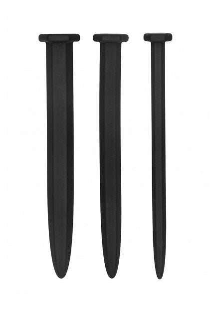 Silcone Rugged Nail Urethral Sounding Plug Set | Ouch!