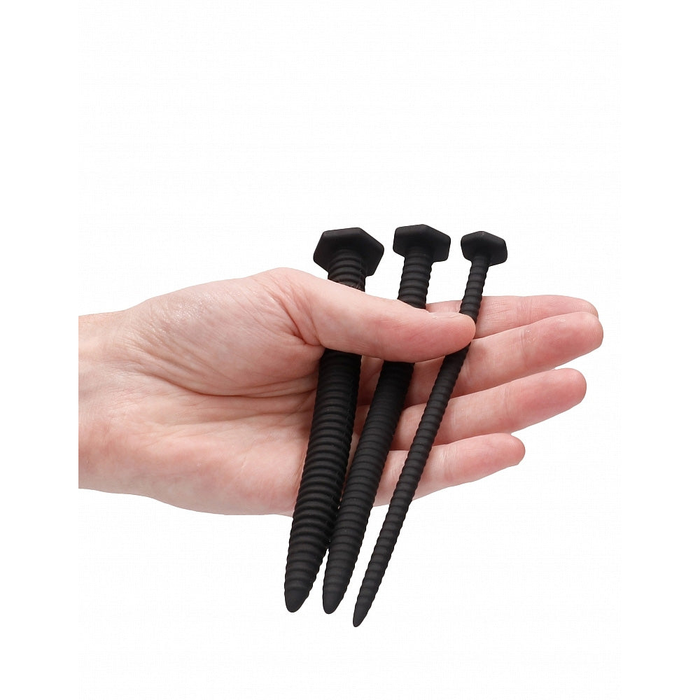 Silicone Screw Urethral Plug Set | Ouch!