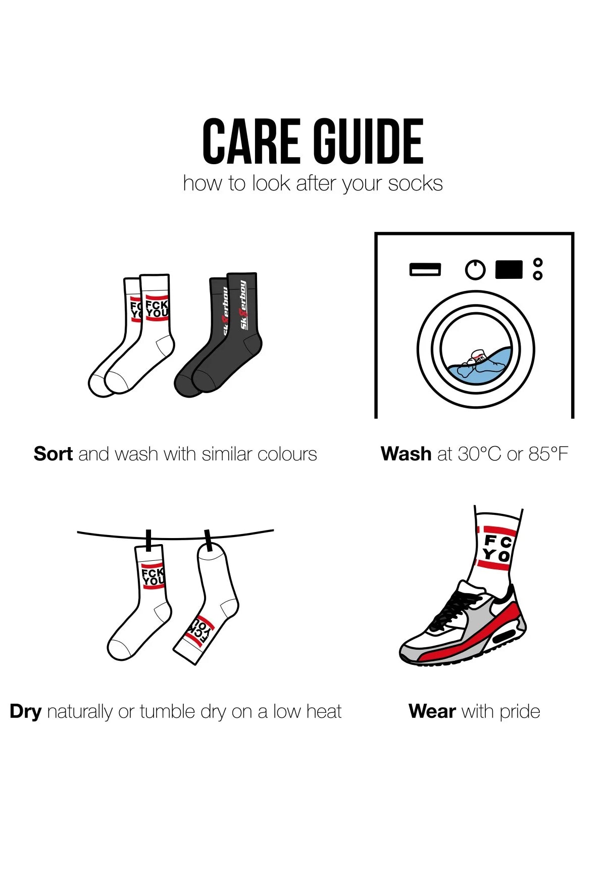 SNIFF ME Socks | Sk8terboy