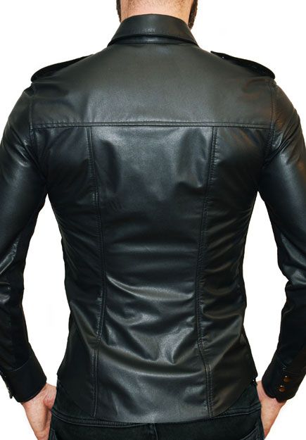 Police Leather Shirt