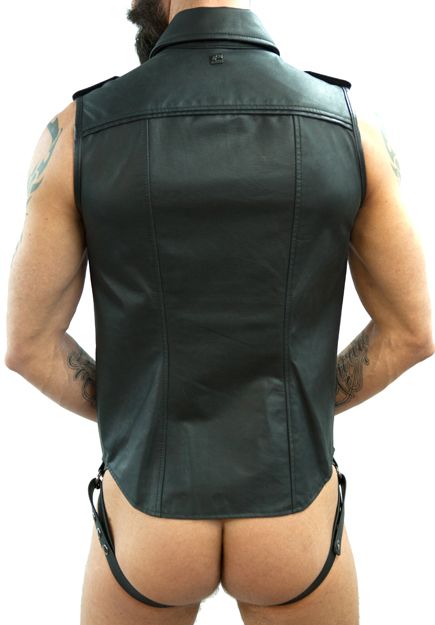 Sleeveless Police Shirt