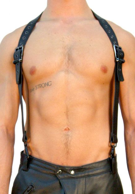 Bretelles Cuir Souple