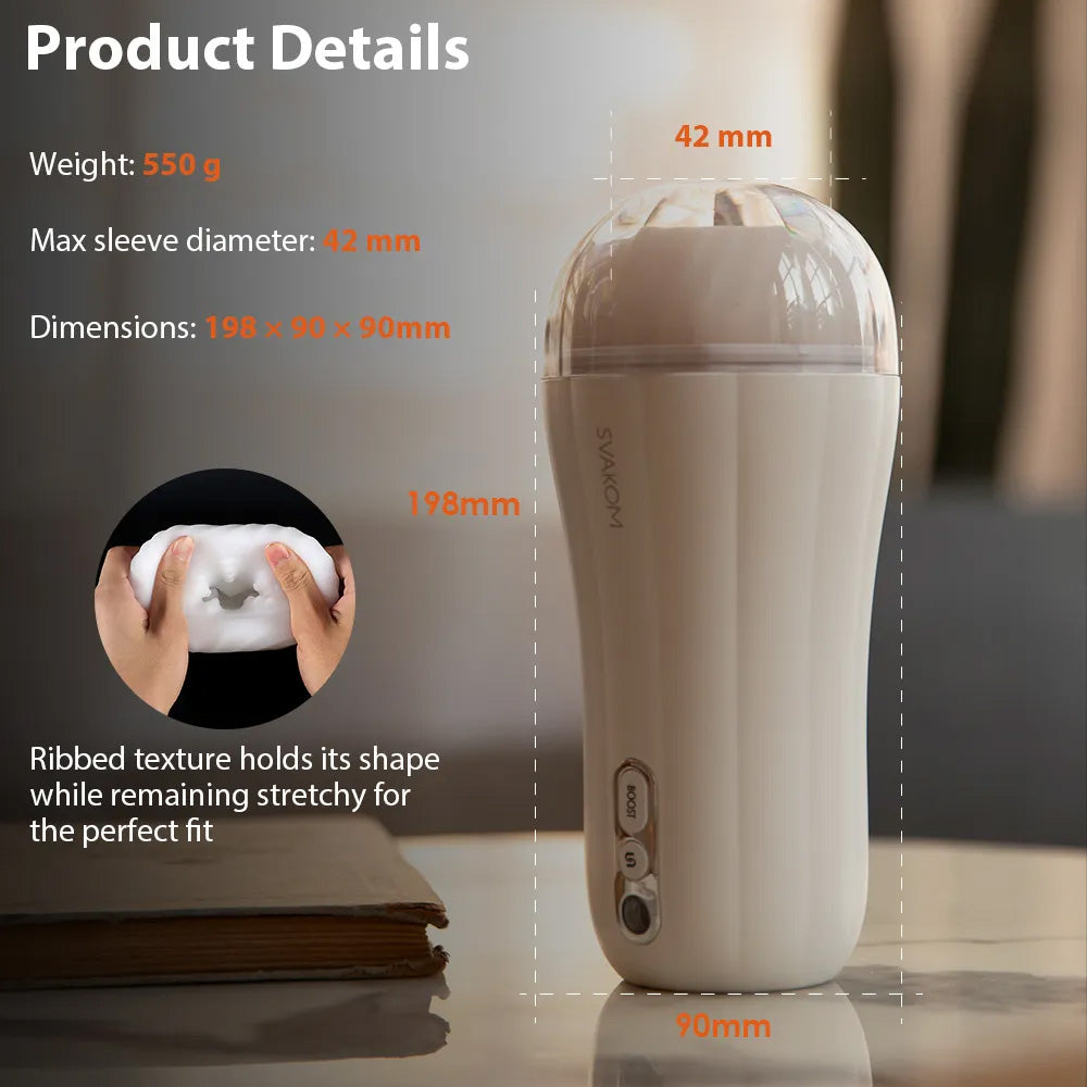 Robin Vibrating Stroking Masturbator | Svakom