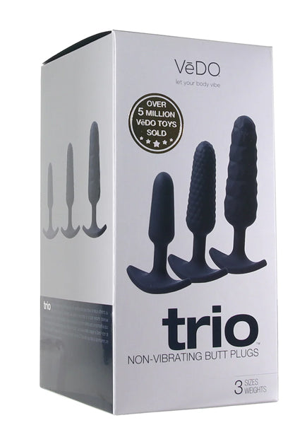 Trio Weighted Buttplug Kit | Védo