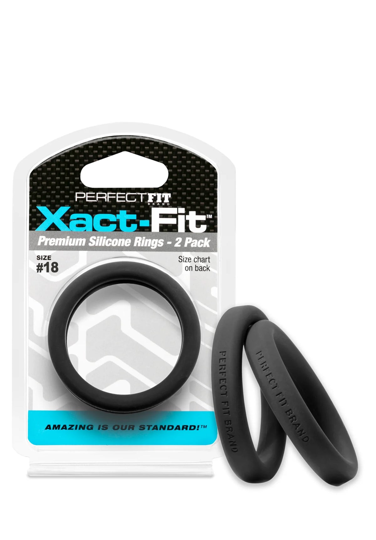 Xact Fit Silicone Rings #18 | Perfect Fit