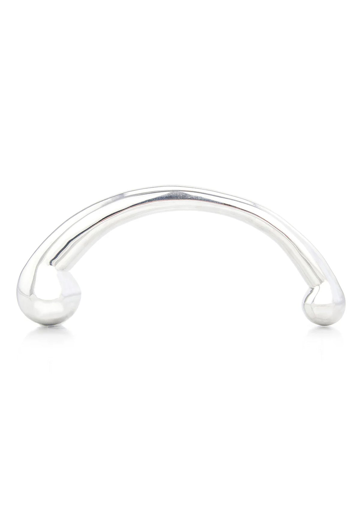 Stainless Steel Curved Head Dildo | XBLISS