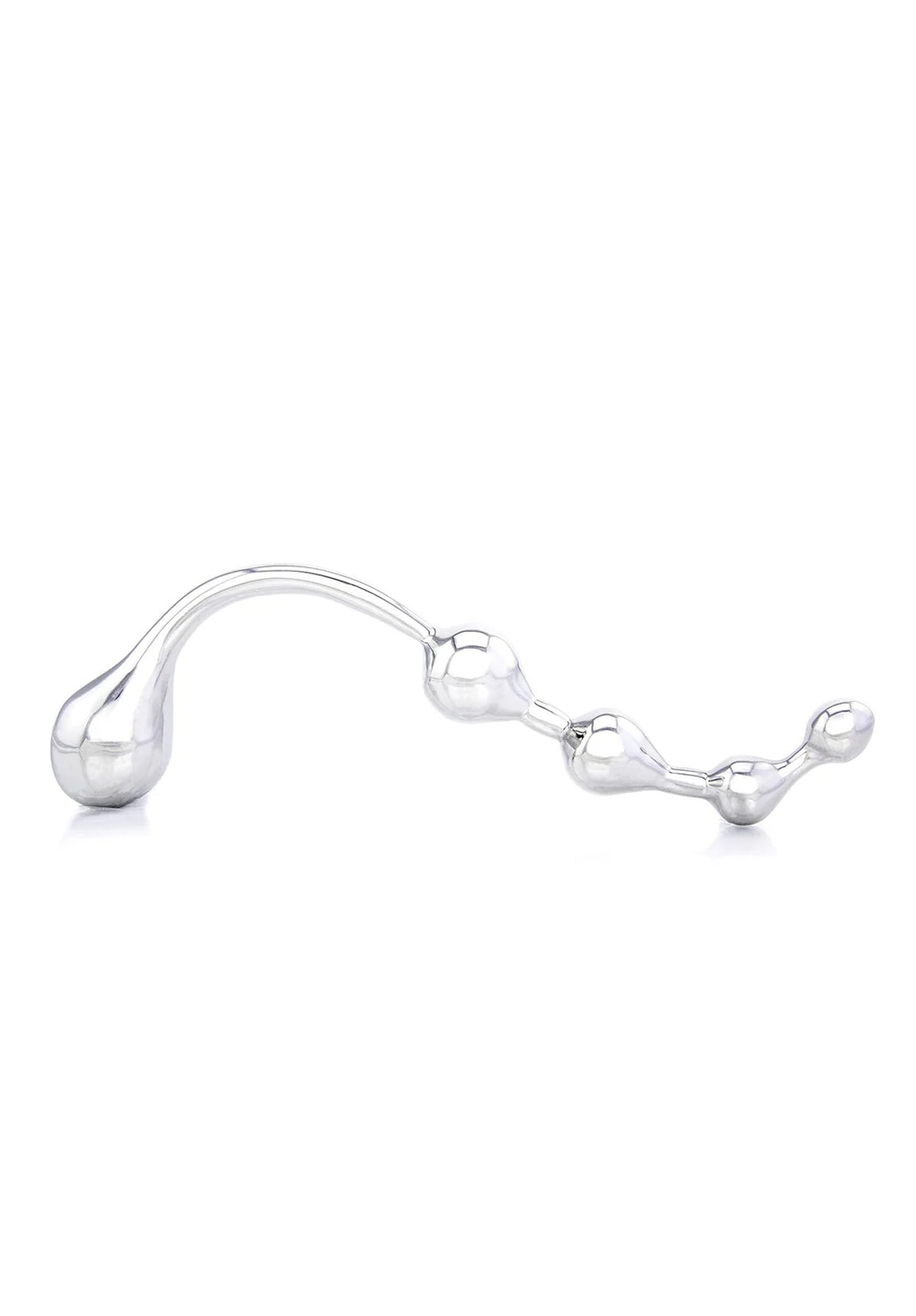 Stainless Steel Twisted Dildo with 4 Bulbs | XBLISS