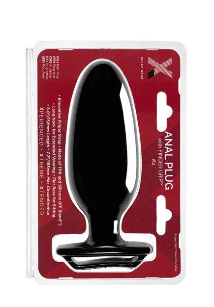 Plug avec prise pour doigts XPLAY (3 tailles)