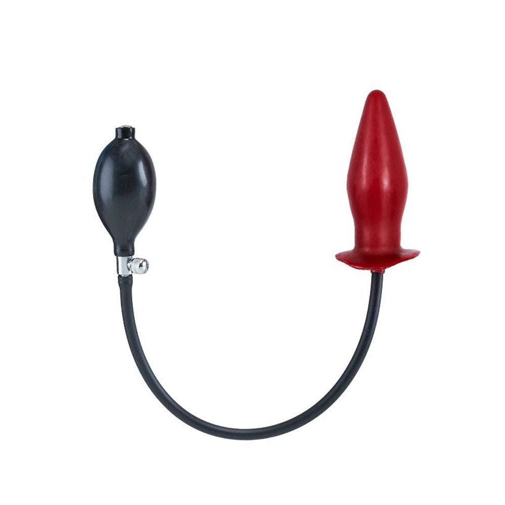 Inflatable Red Anal Plug - Large | Mister B