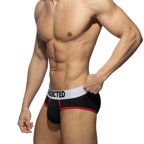 Black Pique Brief | ADDICTED