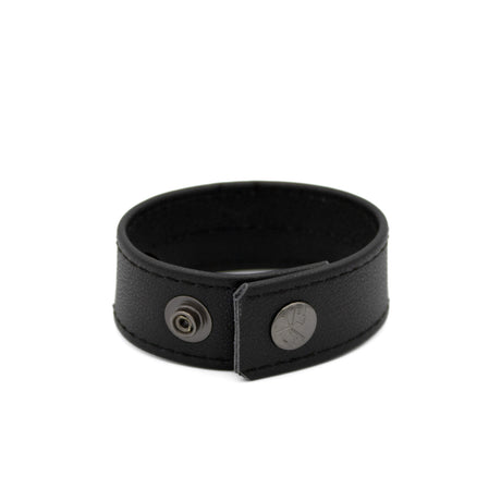Black Leather Bracelet Regular | PRIAPE Leather