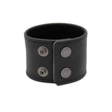 Black Leather Bracelet Regular | PRIAPE Leather