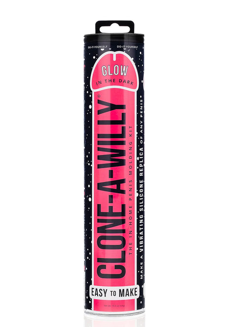 Glow In the Dark Hot Pink Replica Dildo | Clone-A-Willy