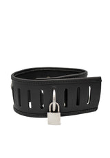 Locking posture leather collar | Priape