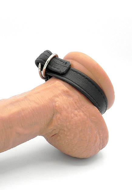 Leather C-Ring with Rings