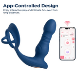 Masseur de prostate vibrant Cyrus contrôlé par app