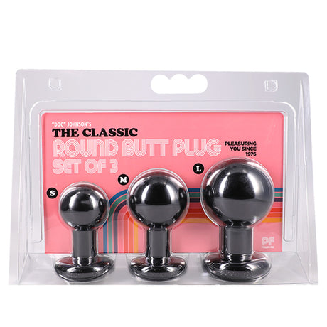 Classic Round Buttplug Set | Doc Johnson