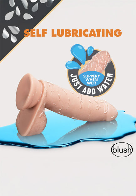 Realistic 7in Self-Lubricating Dildo | Dr Skin Glide