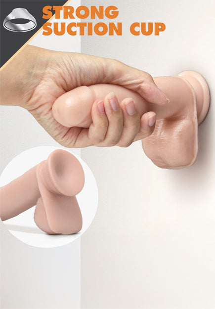 Realistic 7in Self-Lubricating Dildo | Dr Skin Glide