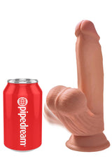 7in Triple Density Dildo with Swinging Balls | King Cock