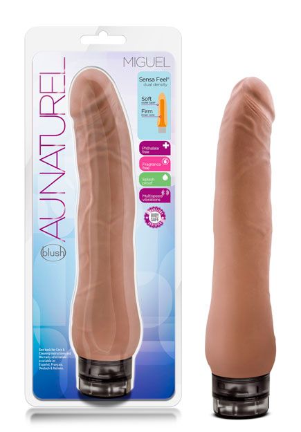 Miguel 8.5" Au Naturel Vibrator
