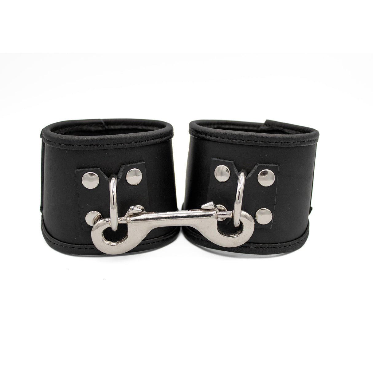 LeatherHandcuffs with D-Ring | Priape