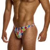 Rainbow Hearts Mesh Thong | Modus Vivendi