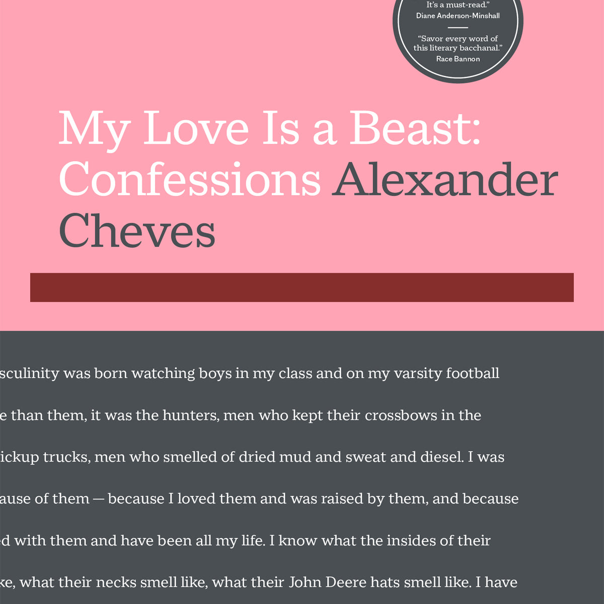 My Love Is a Beast: Confessions | Alexander Cheves – Priape