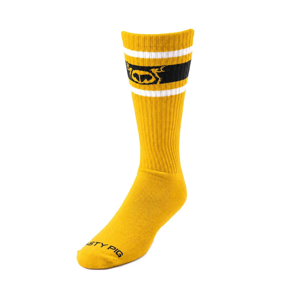 Hook'd Up Sport Sock 3.0 Cadmium Yellow | Nasty Pig