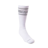 Hook'd Up Sport Sock White-Grey | Nasty Pig