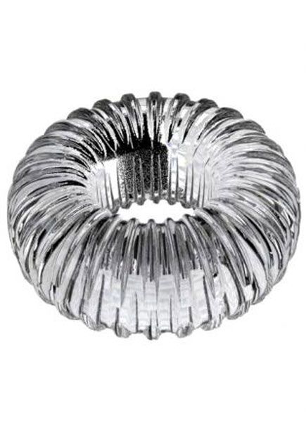 Ribbed Ring Clear Cock-Ring