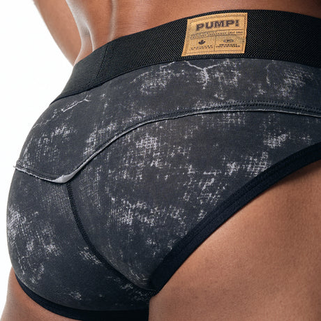 Black Washed Brief | PUMP! Underwear