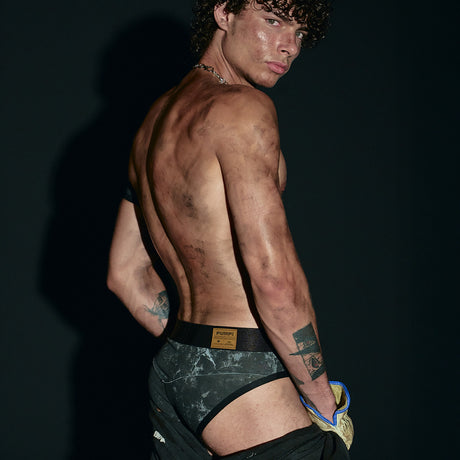Black Washed Brief | PUMP! Underwear