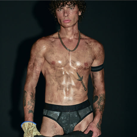 Black Washed Brief | PUMP! Underwear
