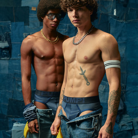 Indigo Blue Brief | PUMP! Underwear