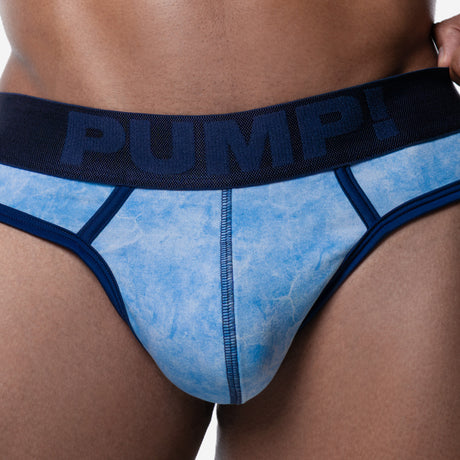 Bubble Blue Thong | PUMP! Underwear