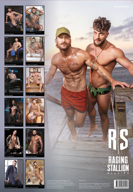 Men of Raging Stallion 2026 Calendar | Salzgeber