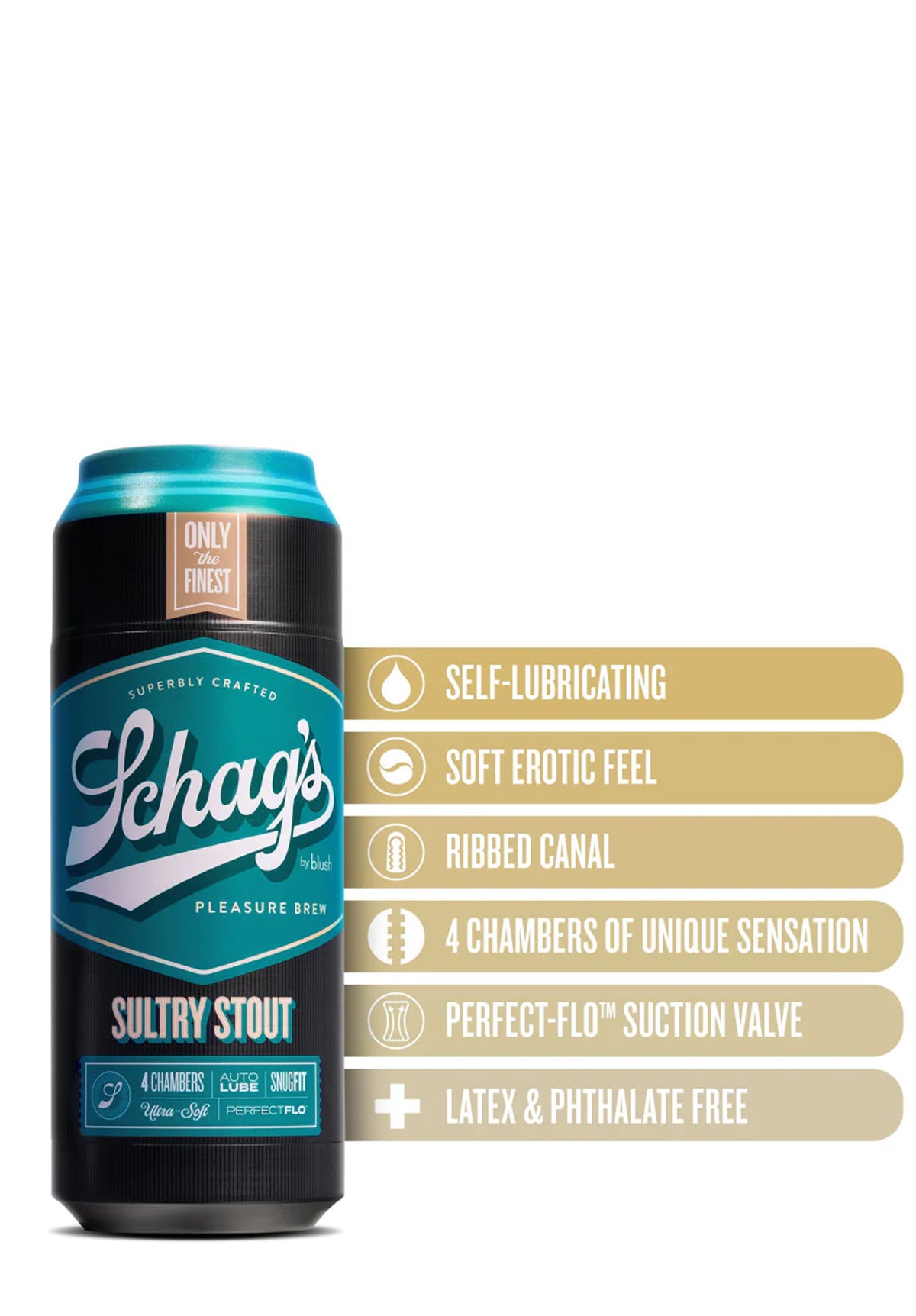 Schag's Sultry Stout Frosted Masturbator | Blush Novelties