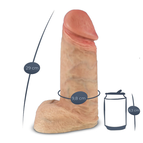 Premium Real Skin Model 1 (11in) Dildo | SilexD