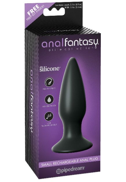 Small Rechargeable Vibrating Anal Plug