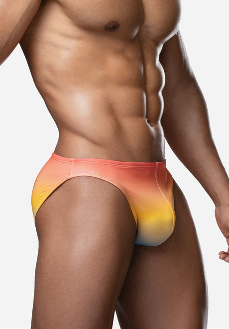 Sunset Knotty Swim Brief | Pump! Underwear