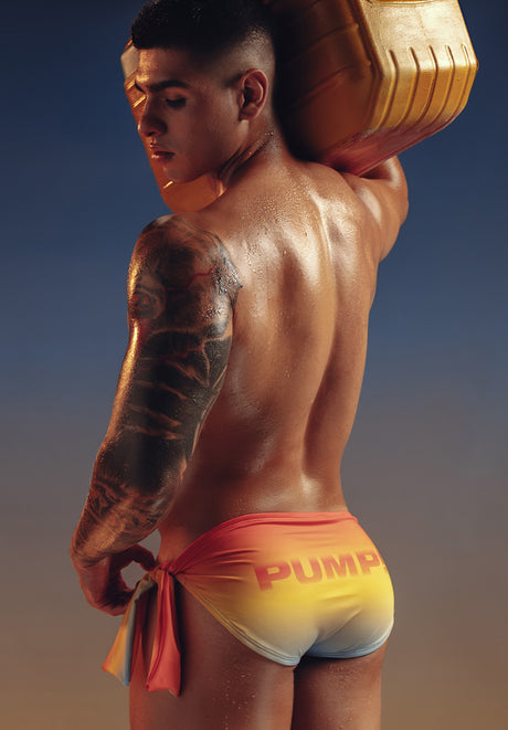 Sunset Knotty Swim Brief | Pump! Underwear