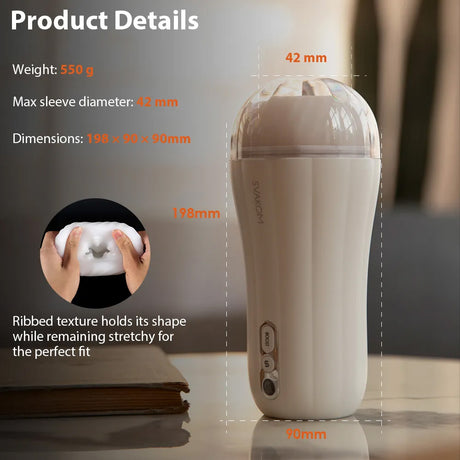 Robin Vibrating Stroking Masturbator | Svakom