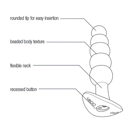 Rechargeable Vibrating Anal Plug | VeDO