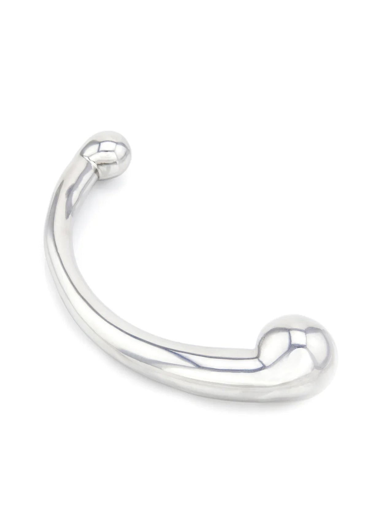 Stainless Steel Curved Head Dildo | XBLISS