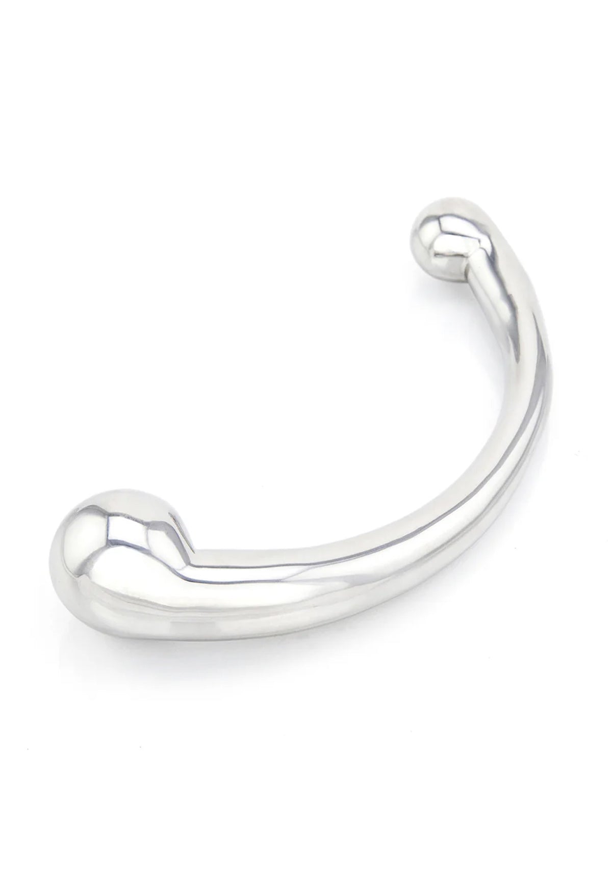 Stainless Steel Curved Head Dildo | XBLISS