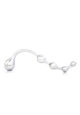 Stainless Steel Twisted Dildo with 4 Bulbs | XBLISS